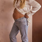 Soon Slim Straight Leg Jeans Classic Light Wash
