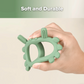 Haakaa Silicone Crab Teether Pea Green