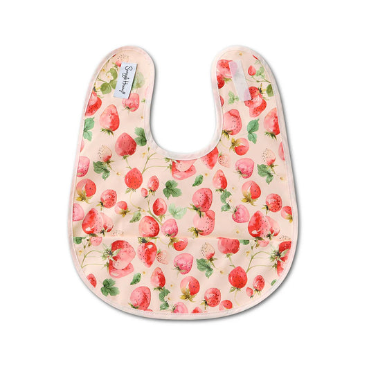 Strawberry Snuggle Bib Waterproof