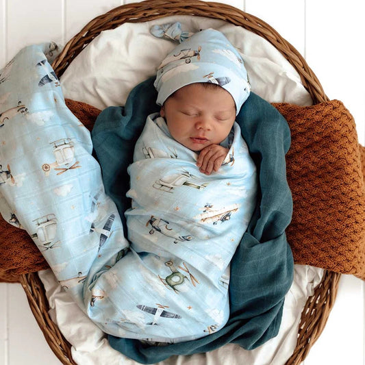 Taking Flight  Organic Muslin Wrap