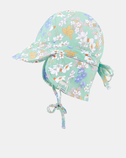 Toshi Swim Baby Flap Cap Sea Blossom