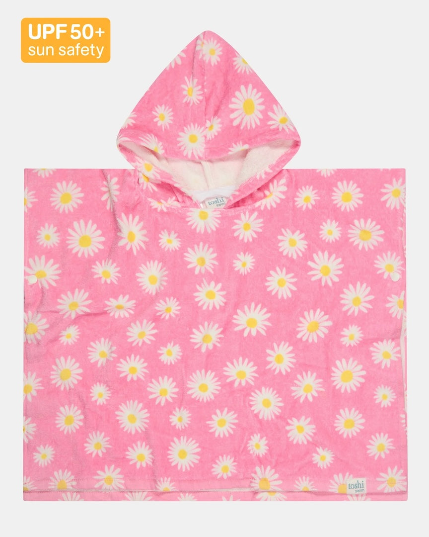 Toshi Swim Hooded Towel Paradise Daisy Watermelon