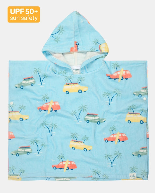 Toshi Swim Hooded Towel Paradise Swell Seekers Sky