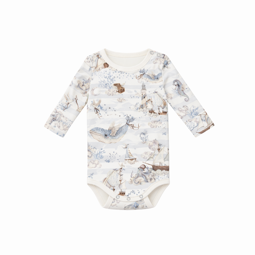 Magic Ocean Long Sleeve Bodysuit