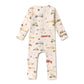 Vintage Cars Organic Snugglesuit Convertible Romper