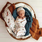 Snuggle Hunny Vintage Cars Organic Jersey Wrap & Beanie Set