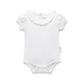 White Ruffle Puff Onesie