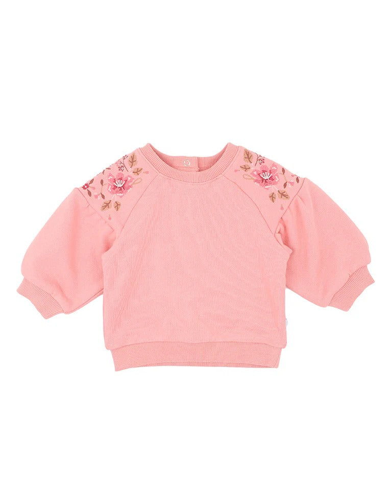 Wild Garden Embroidered Sweatshirt