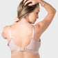 Hotmilk Flawless Sheer Plunge Nursing Bra - Cashmere Busty