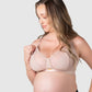 Hotmilk Flawless Sheer Plunge Nursing Bra - Cashmere Busty