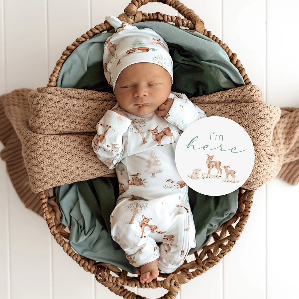 Woodland Tales Reversible Milestone Cards