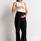 Apéro Zadie Adjustable Wide Leg Trouser -  Black