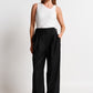 Apéro Zadie Adjustable Wide Leg Trouser -  Black