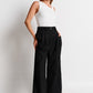 Apéro Zadie Adjustable Wide Leg Trouser -  Black