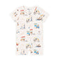 Alexi Organic Short Sleeve Zip Romper