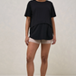 Me And You Nursing Tee Black
