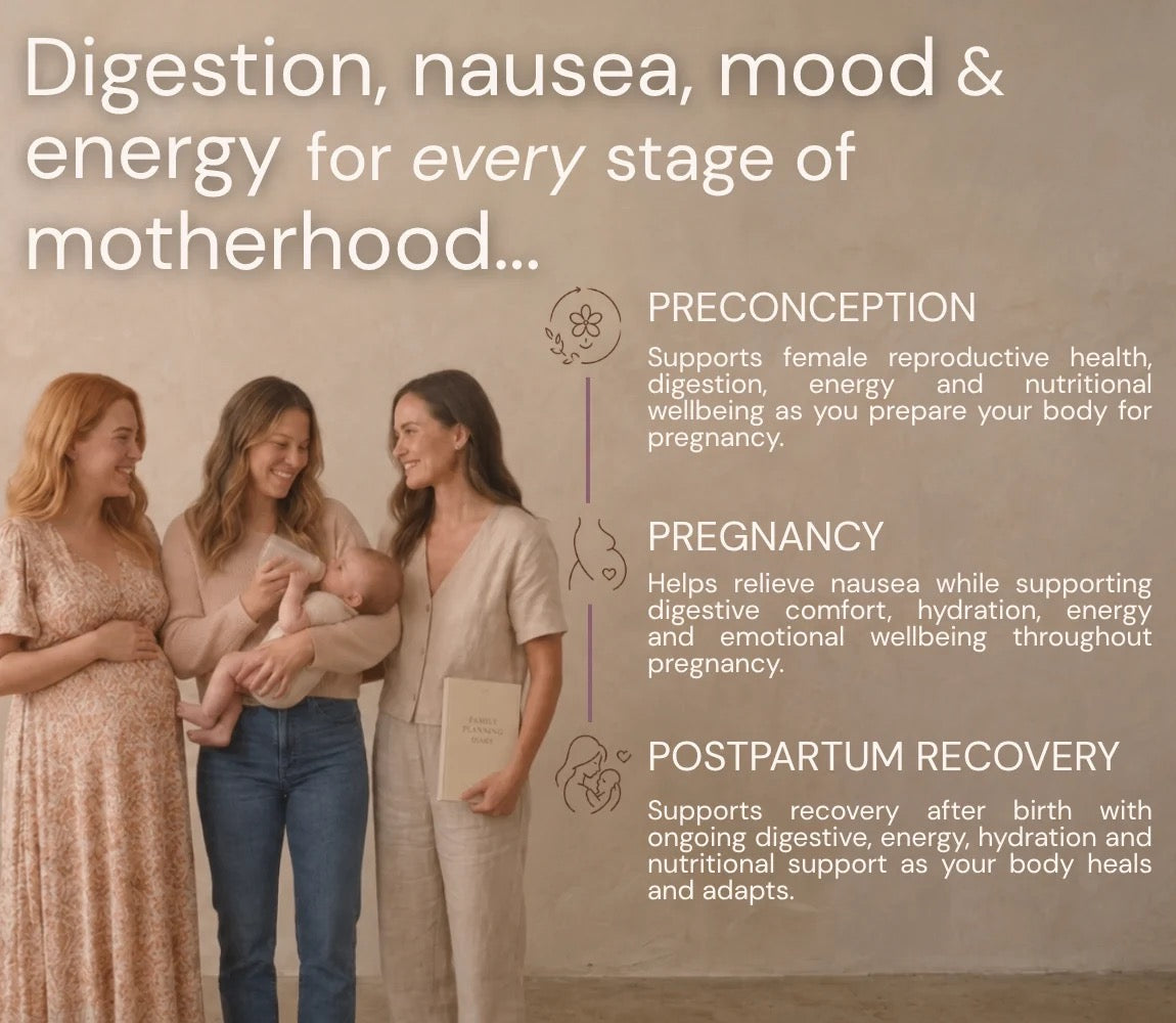 Belly Bliss support through preconception pregnancy and postpartum