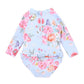 Bianca Blue Long Sleeve Sunsuit