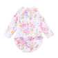 Bianca White Long Sleeve Sunsuit