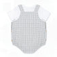 Check Bodysuit and Tee Set Sage Check - back