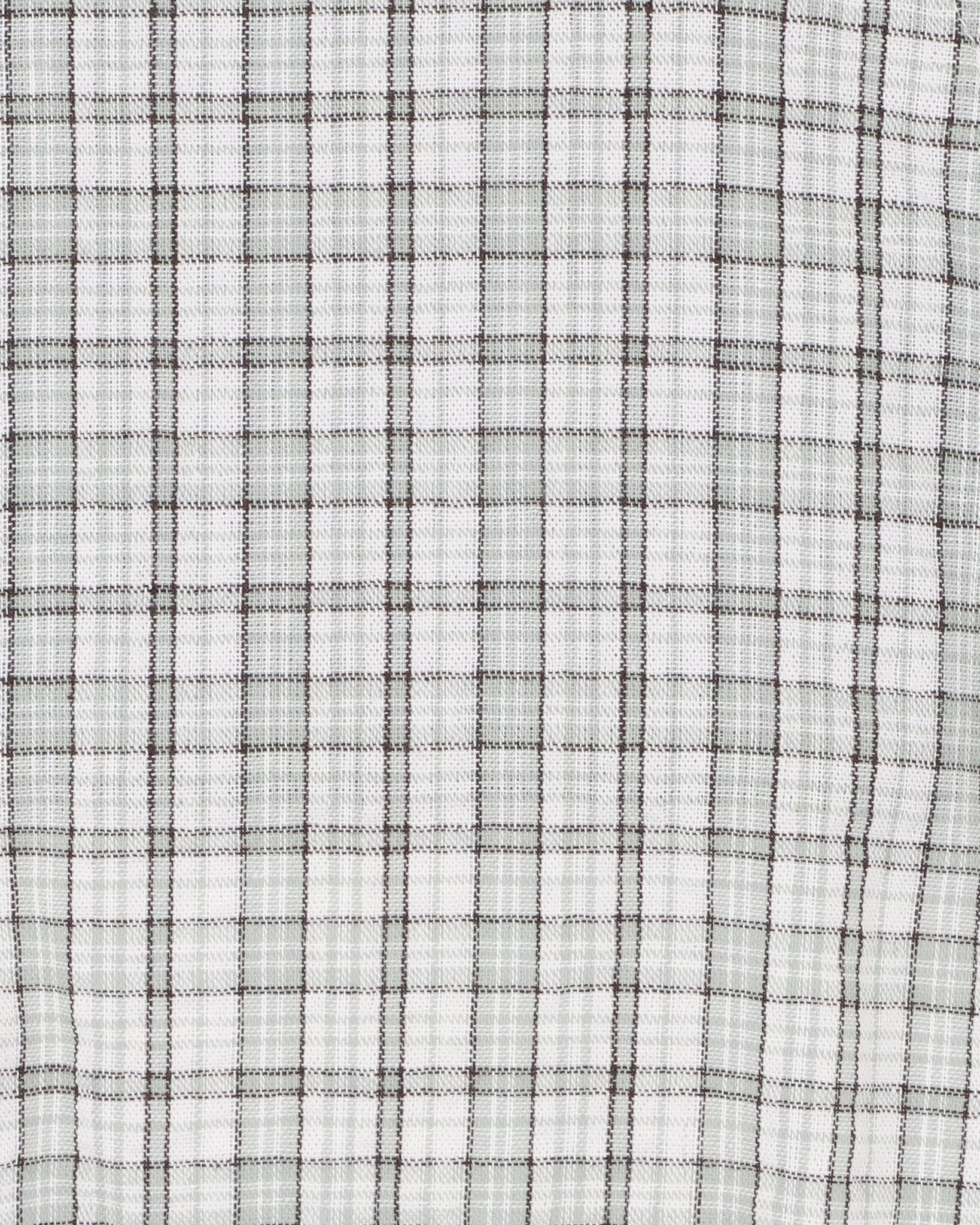 Check Bodysuit and Tee Set Sage Check - detail