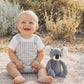 Check Bodysuit and Tee Set Sage Check - fabric print