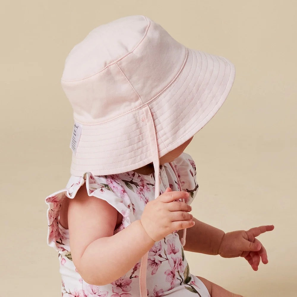 Cherry Blossom Reversible Cotton Bucket Hat