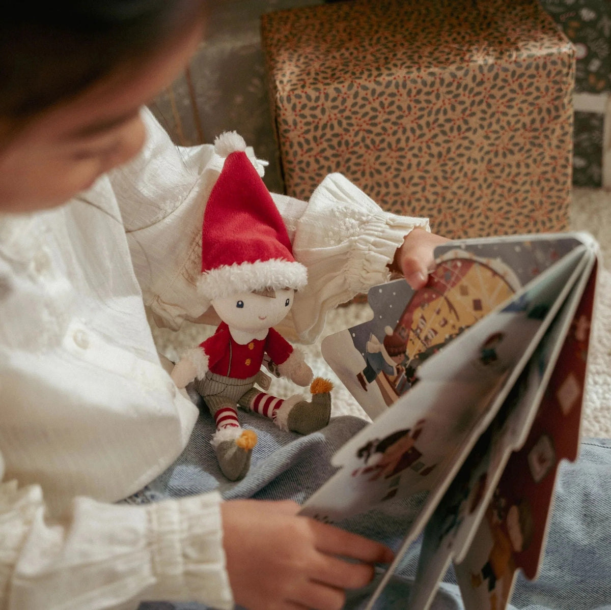 Christmas Book and Cuddle Jim