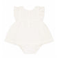 Cream Overlay Bodysuit Cream - back