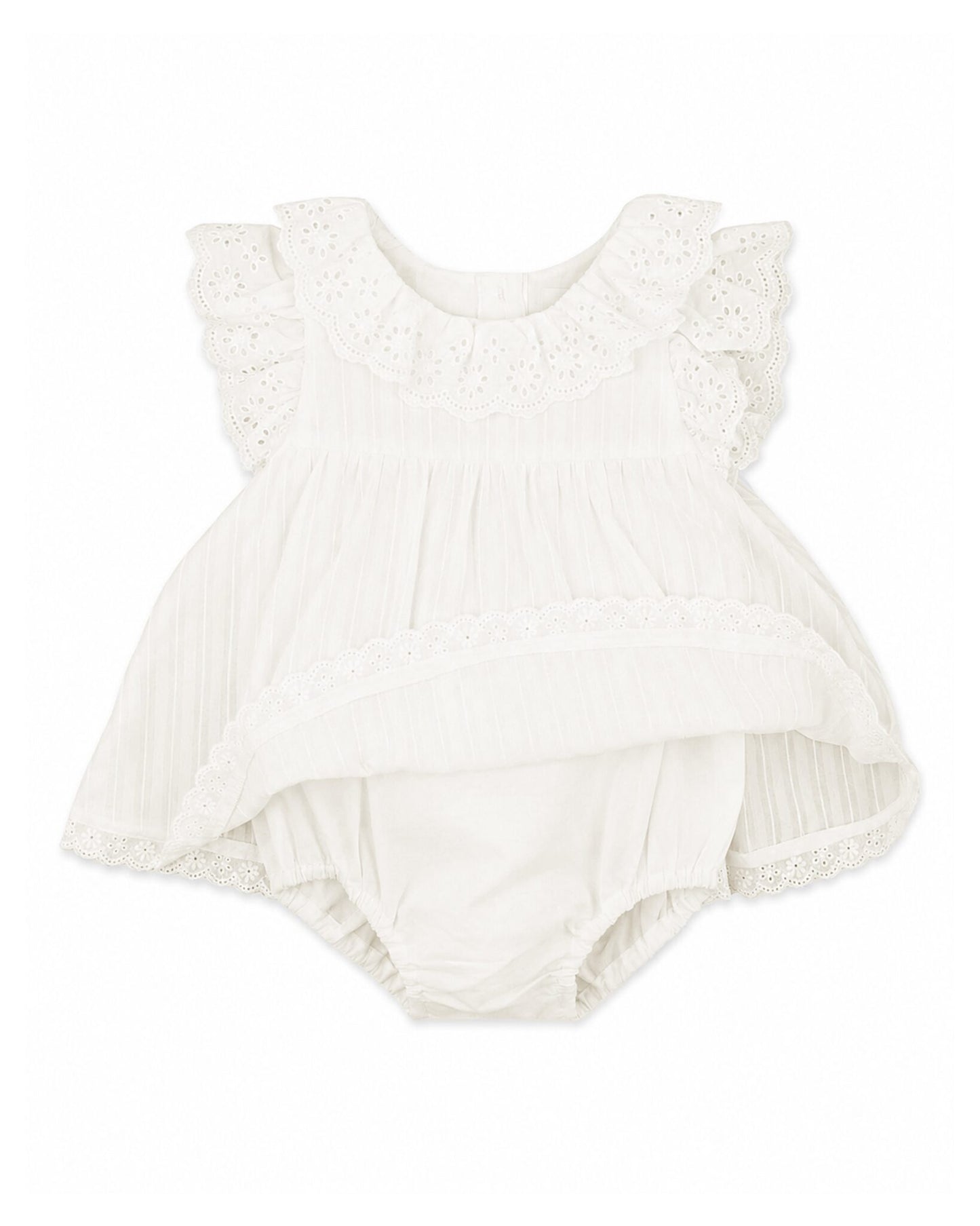 Cream Overlay Bodysuit Cream - detail