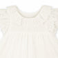 Cream Overlay Bodysuit Cream - fabric print