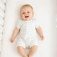 Libby Organic Short Sleeve Zip Romper