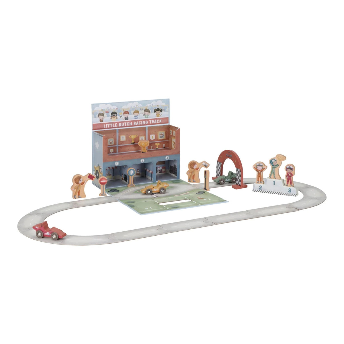Little Dutch Play Case with Race Track