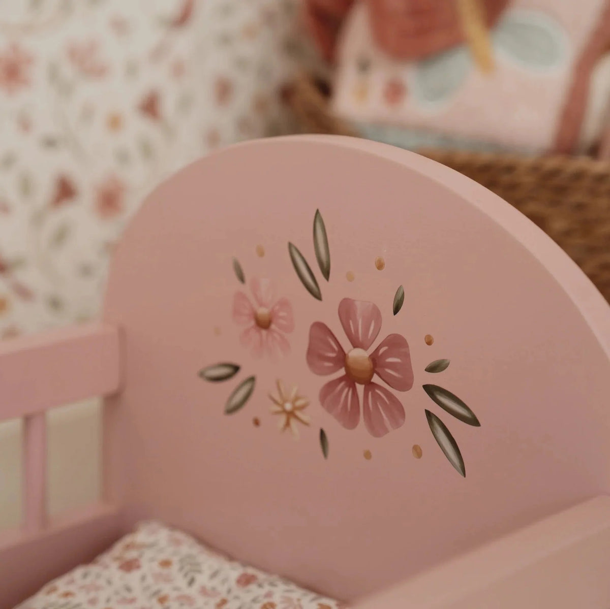 Little Dutch Wooden Doll Bed