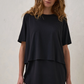 Me And You Nursing Tee Black