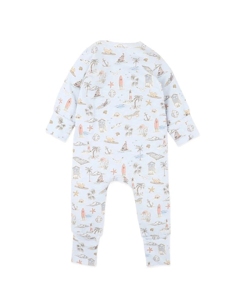 Max Organic Long Sleeve Zipsuit Premature