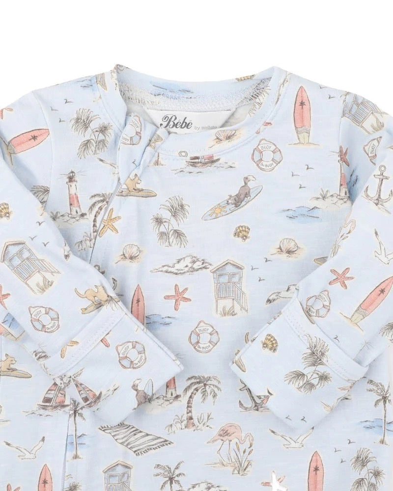 Max Organic Long Sleeve Zipsuit Premature