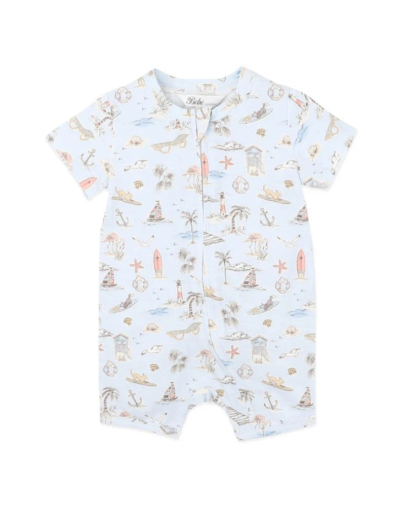 Max Organic Short Sleeve Zipsuit Premature