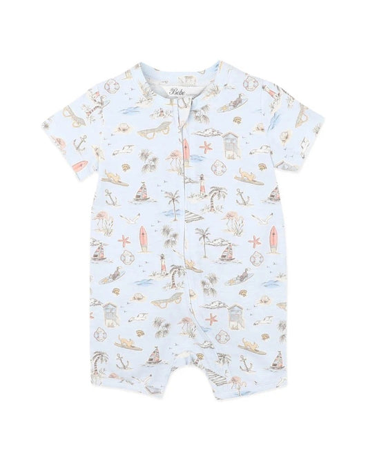 Max Organic Short Sleeve Zipsuit Premature