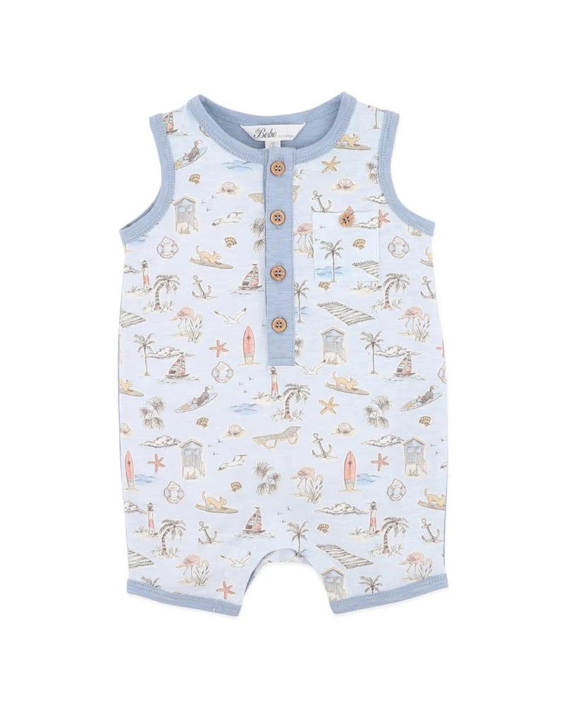 Max Print Puppy Romper Max Print