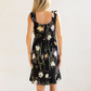 Grace Hospital Birthing Gown with Nursing Access - Black Floral Print
