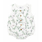 Organic Button Front Bodysuit Taylor Print - front