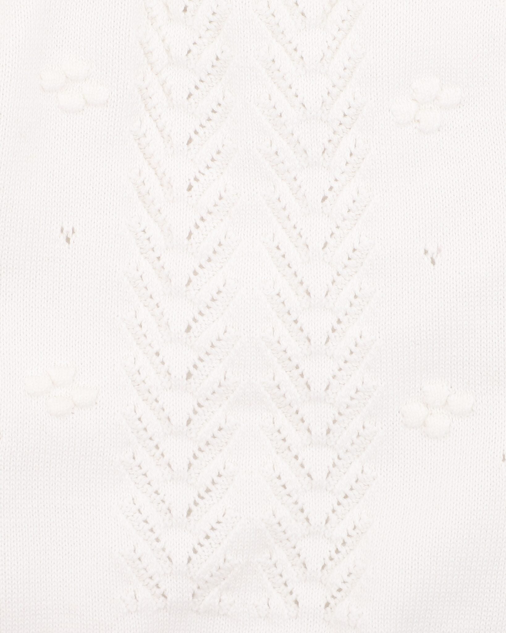 Organic Cloud Bobble Knit Bodysuit Cloud - fabric print
