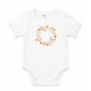Organic Floral Koala Bodysuit Cloud - front