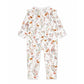 Organic Floral LS Zipsuit Taylor Floral Print - back
