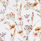 Organic Floral SS Zip Romper Taylor Floral Print - detail