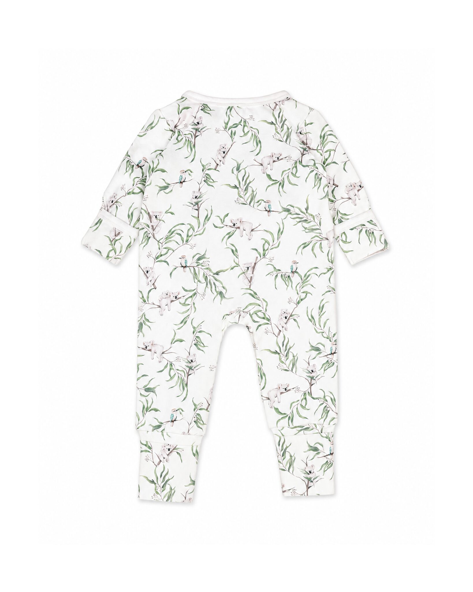 Organic LS Zipsuit Taylor Print - back