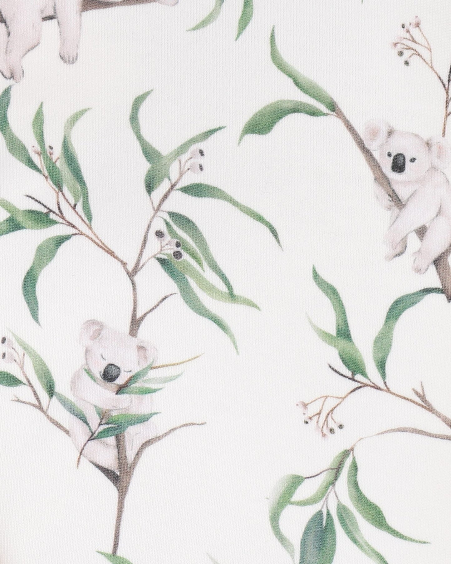 Organic Turn Back Feet Leggings Taylor Print - detail