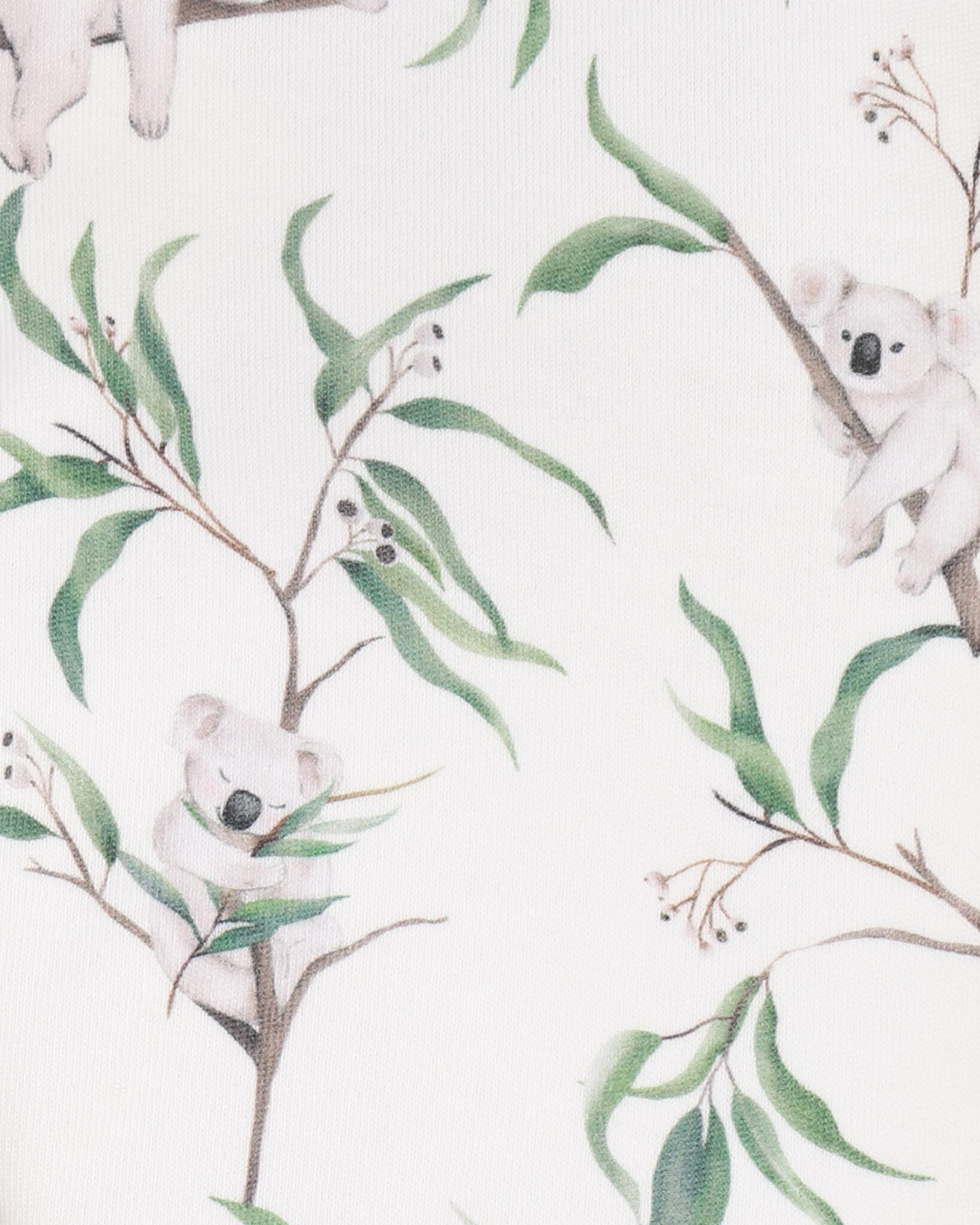 Organic Turn Back Feet Leggings Taylor Print - detail