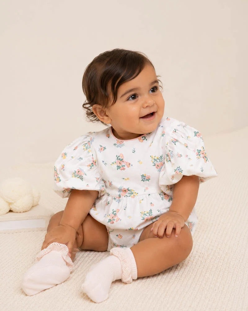 Pia Puff Sleeve Bodysuit Pia Print
